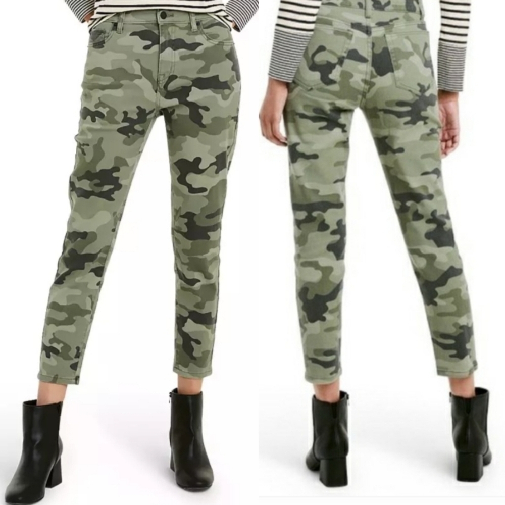 NWOT Nili Lotan x Target Camo Tapered Jeans